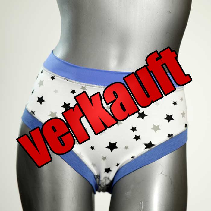 handgemachte attraktive bunte gemusterte Panty aus Biobaumwolle, Unterwäsche für Damen