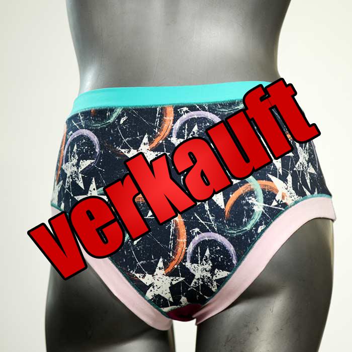 süße attraktive handgemachte gemusterte Panty aus Biobaumwolle, Unterwäsche für Damen