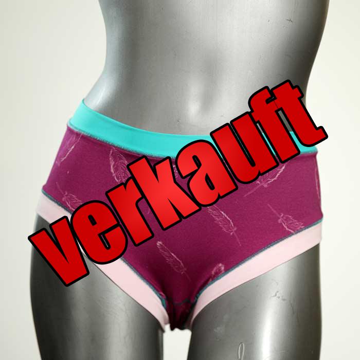 süße attraktive handgemachte gemusterte Panty aus Biobaumwolle, Unterwäsche für Damen