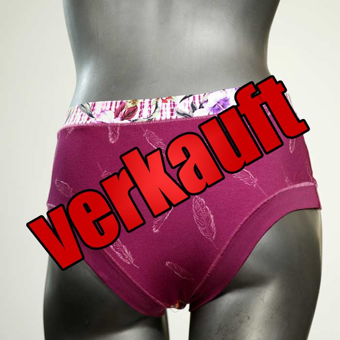 handgemachte farbige sexy attraktive Panty aus Biobaumwolle, Unterwäsche für Damen