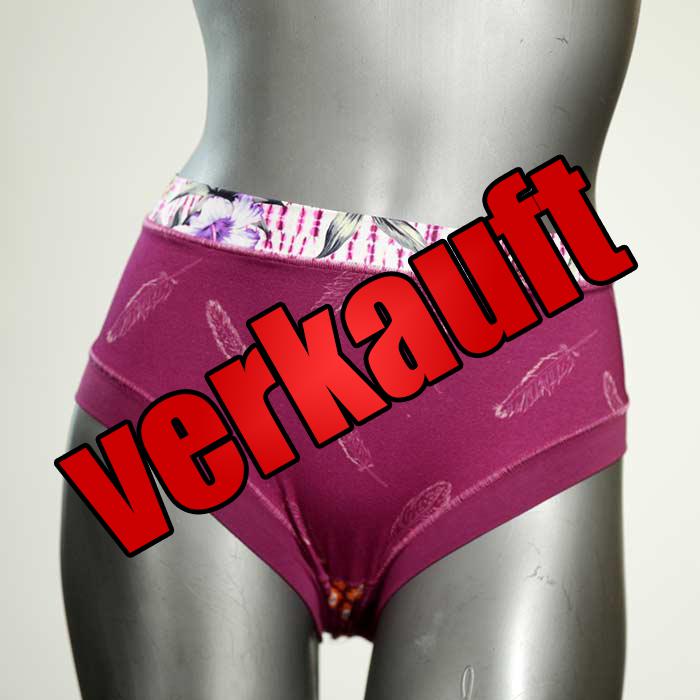 handgemachte farbige sexy attraktive Panty aus Biobaumwolle, Unterwäsche für Damen