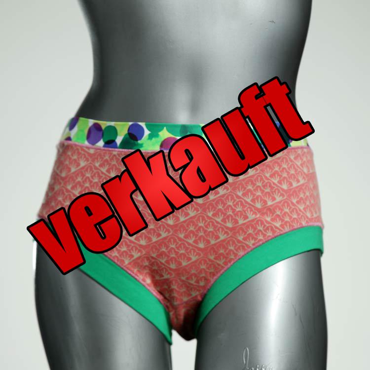gemusterte handgemachte preiswerte attraktive Panty aus Biobaumwolle, Unterwäsche für Damen