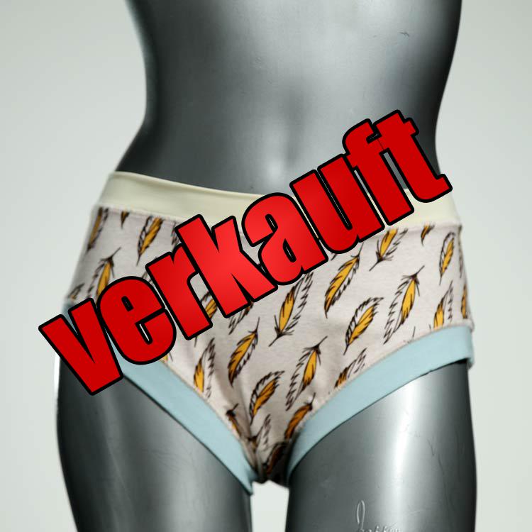 handgemachte attraktive gemusterte preiswerte Panty aus Biobaumwolle, Unterwäsche für Damen