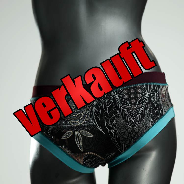 farbige schöne gemusterte nachhaltige Panty aus Biobaumwolle, Unterwäsche für Damen