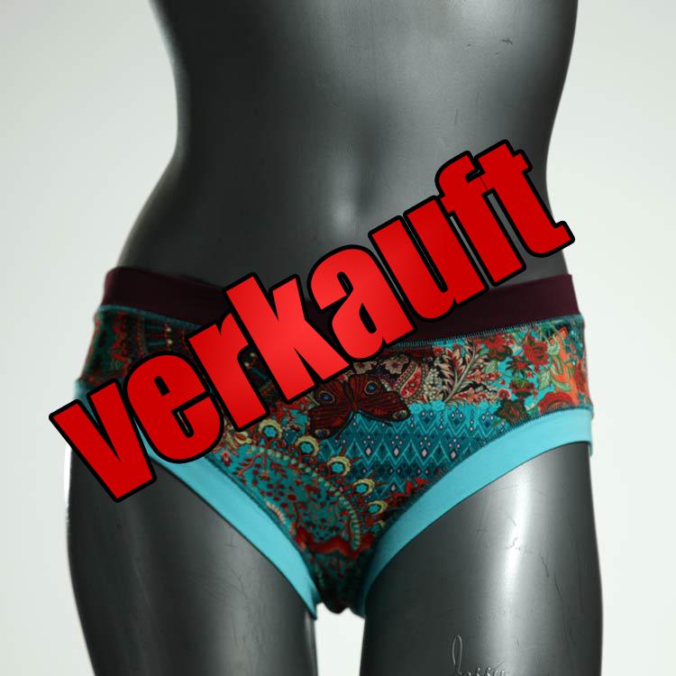 farbige schöne gemusterte nachhaltige Panty aus Biobaumwolle, Unterwäsche für Damen