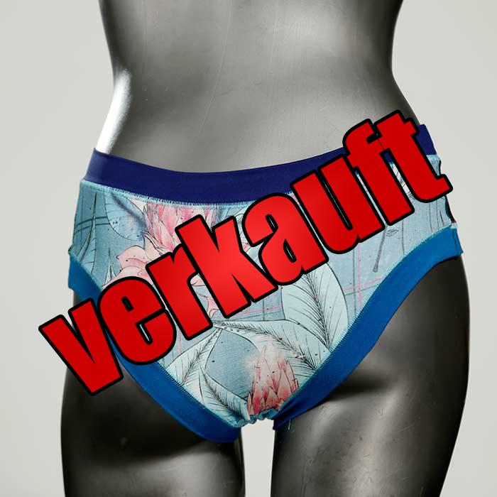 ökologische farbige bunte handgemachte Panty aus Biobaumwolle, Unterwäsche für Damen
