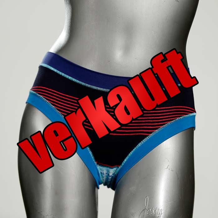 ökologische farbige bunte handgemachte Panty aus Biobaumwolle, Unterwäsche für Damen