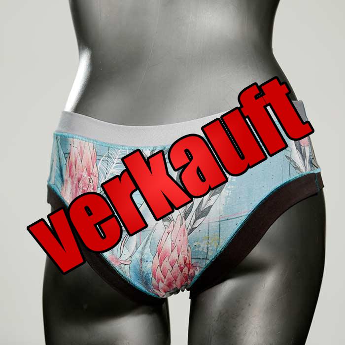 gemusterte schöne bequeme bunte Panty aus Biobaumwolle, Unterwäsche für Damen