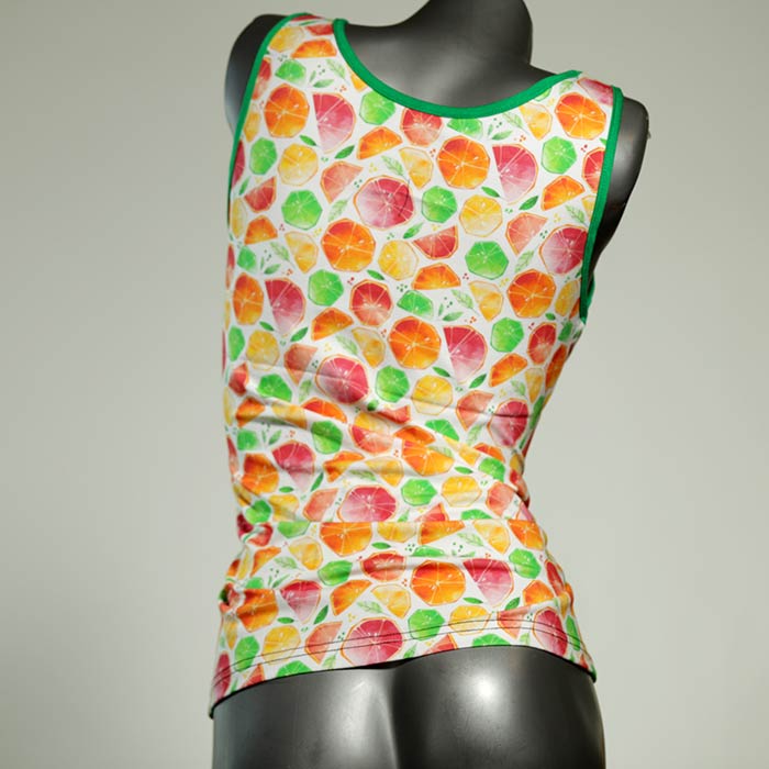 sexy schöne bunte günstige Top aus Biobaumwolle, Unterhemd für Damen thumbnail