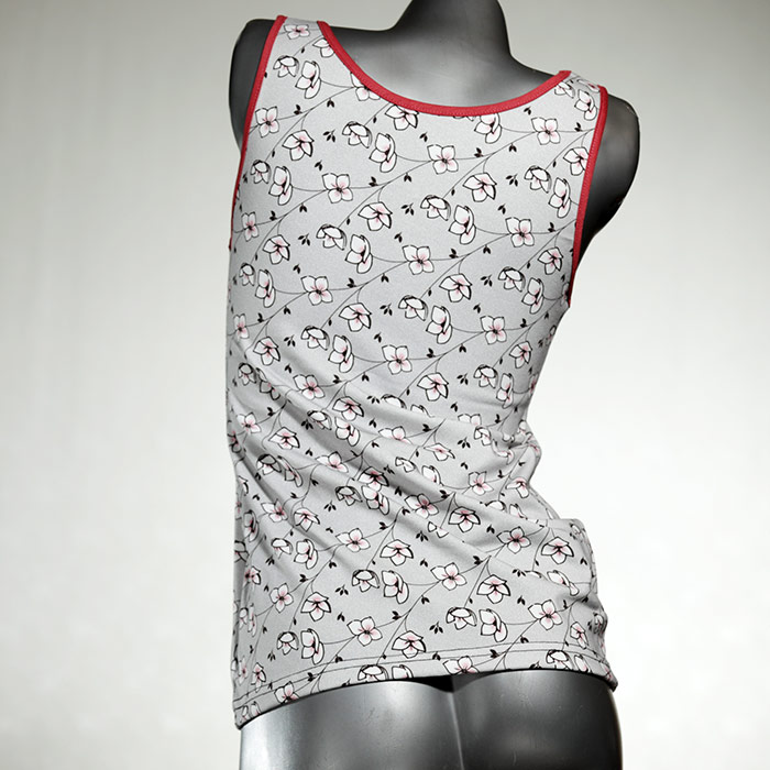 handgemachte gemusterte schöne bequeme Top aus Biobaumwolle, Unterhemd für Damen thumbnail