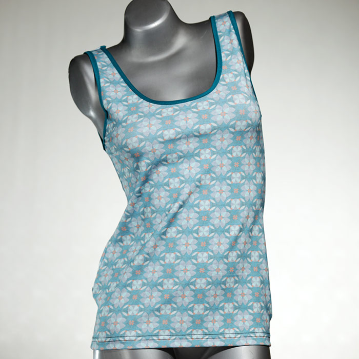 attraktive handgemachte günstige Top aus Biobaumwolle, Unterhemd für Damen thumbnail