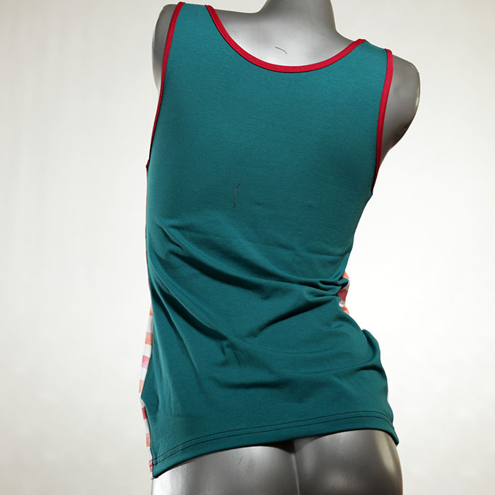 farbige  attraktive schöne Top aus Biobaumwolle, Unterhemd für Damen thumbnail