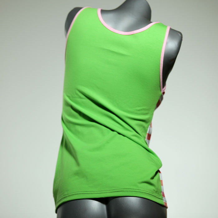 nachhaltige günstige bunte schöne Top aus Biobaumwolle, Unterhemd für Damen thumbnail