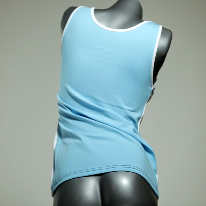 bunte preiswerte handgemachte attraktive Top aus Biobaumwolle, Unterhemd für Damen thumbnail