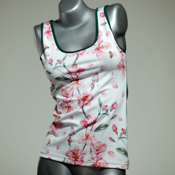 süße preiswerte farbige ökologische Top aus Biobaumwolle, Unterhemd für Damen thumbnail