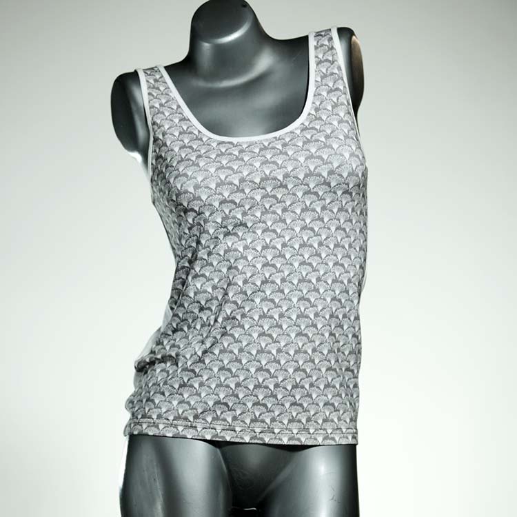 bunte sexy bequeme nachhaltige Top aus Biobaumwolle, Unterhemd für Damen thumbnail