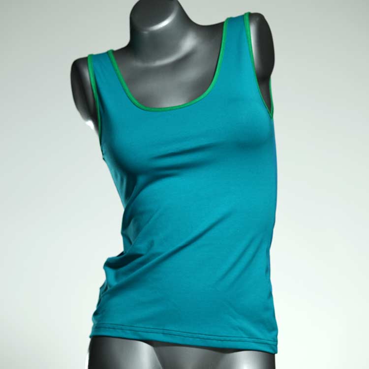 sexy handgemachte schöne nachhaltige Top aus Biobaumwolle, Unterhemd für Damen thumbnail