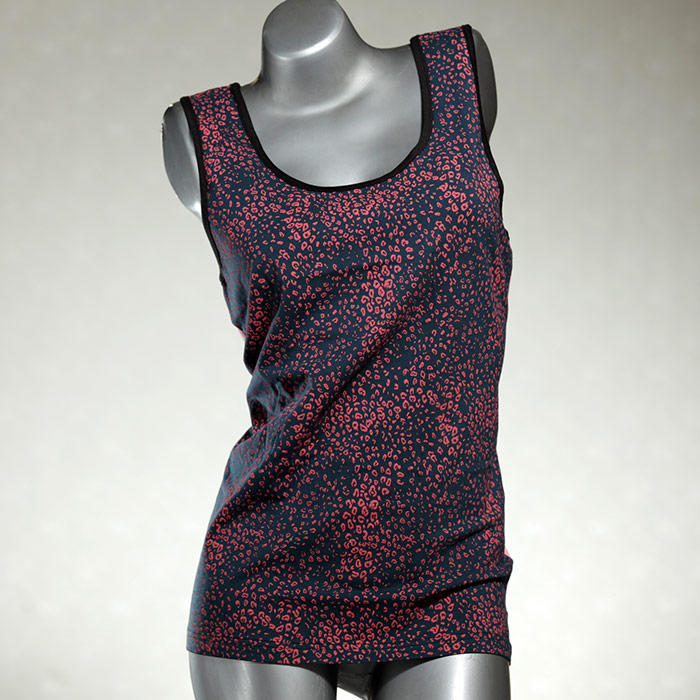 günstige attraktive schöne bunte Top aus Biobaumwolle, Unterhemd für Damen thumbnail