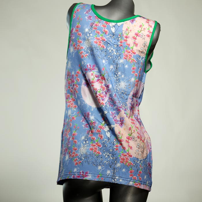 farbige nachhaltige preiswerte bunte Top aus Biobaumwolle, Unterhemd für Damen thumbnail