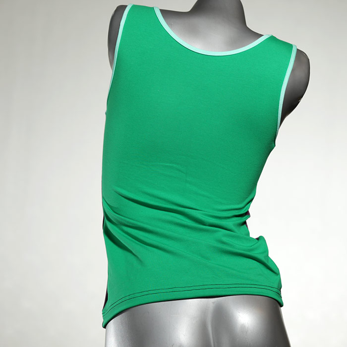 gemusterte sexy nachhaltige  Top aus Biobaumwolle, Unterhemd für Damen thumbnail