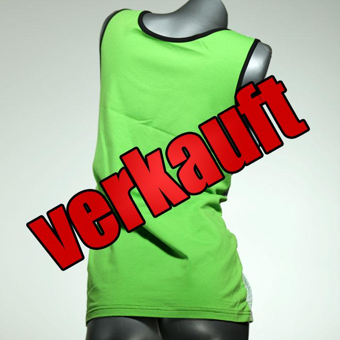 preiswerte bunte ökologische attraktive Top aus Biobaumwolle, Unterhemd für Damen