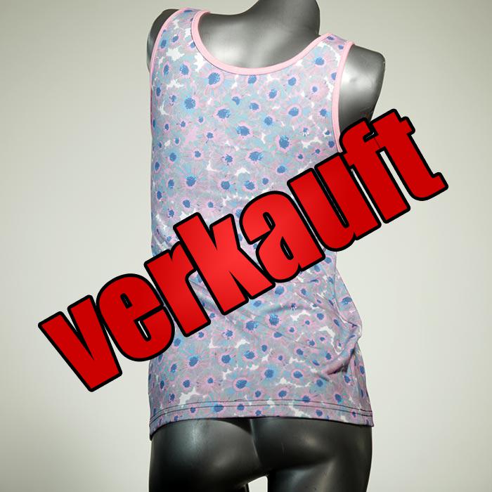 farbige ökologische sexy bequeme Top aus Biobaumwolle, Unterhemd für Damen