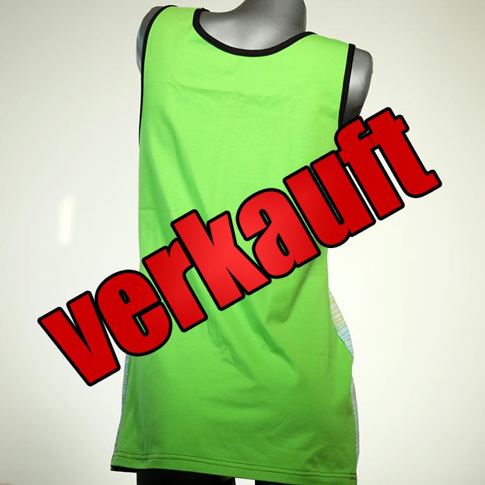 attraktive schöne ökologische bunte Top aus Biobaumwolle, Unterhemd für Damen