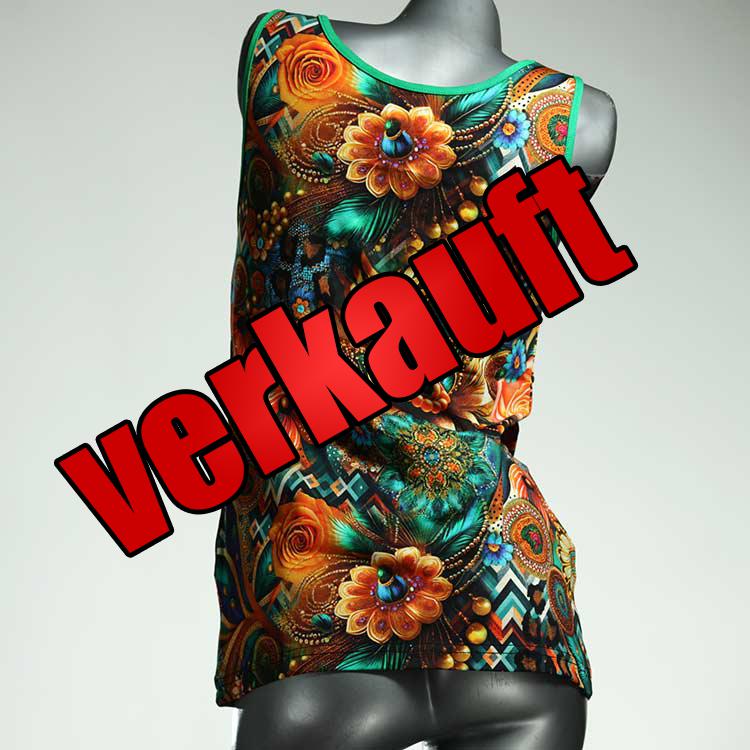 farbige süße handgemachte sexy Top aus Biobaumwolle, Unterhemd für Damen