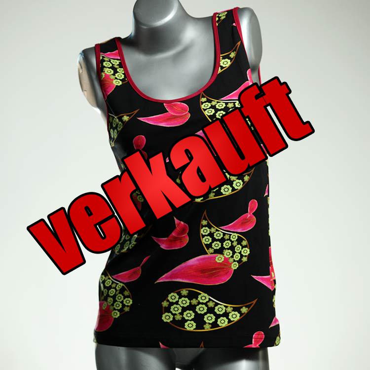 bequeme ökologische farbige günstige Top aus Biobaumwolle, Unterhemd für Damen