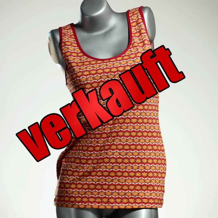 bunte preiswerte bequeme sexy Top aus Biobaumwolle, Unterhemd für Damen