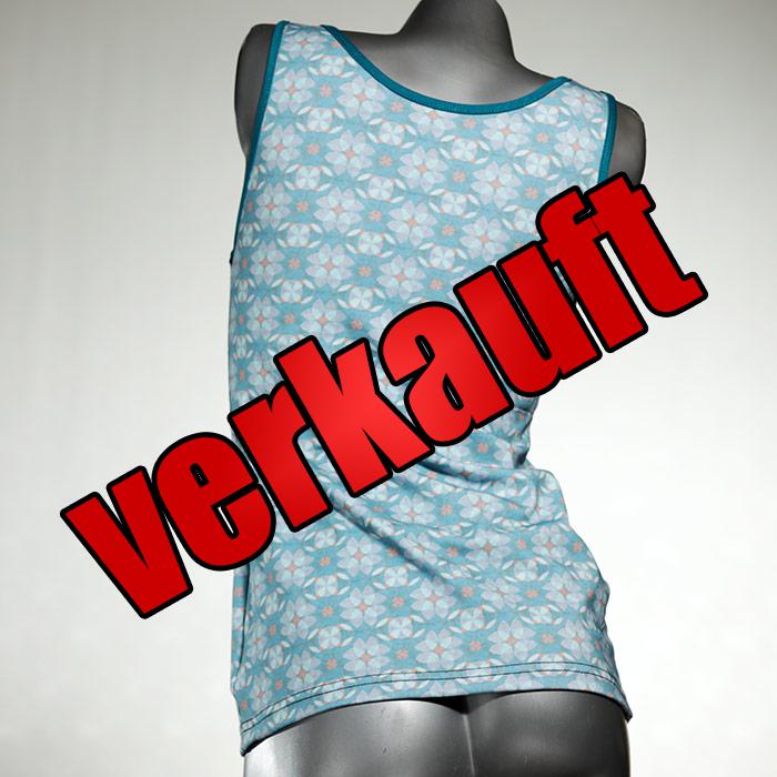 attraktive handgemachte günstige Top aus Biobaumwolle, Unterhemd für Damen