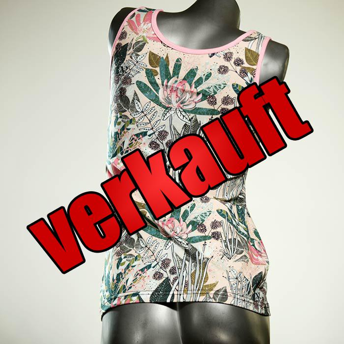 attraktive ökologische süße Top aus Biobaumwolle, Unterhemd für Damen