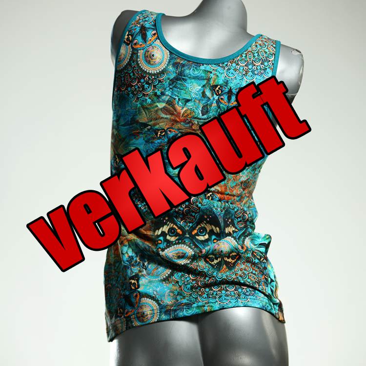 süße bunte attraktive bequeme Top aus Biobaumwolle, Unterhemd für Damen