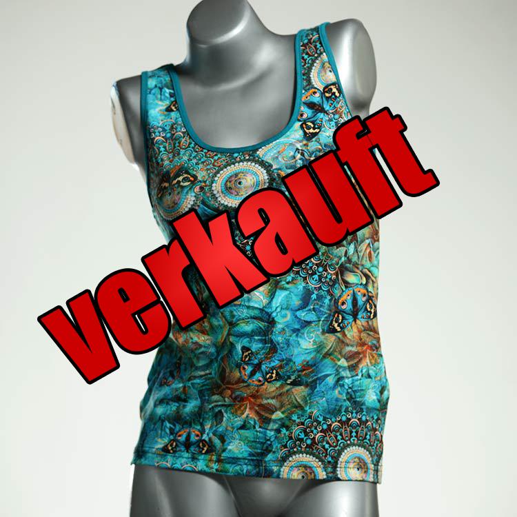 süße bunte attraktive bequeme Top aus Biobaumwolle, Unterhemd für Damen