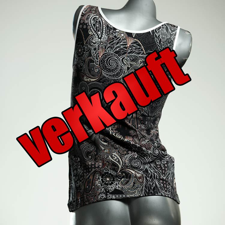 bequeme bunte süße ökologische Top aus Biobaumwolle, Unterhemd für Damen