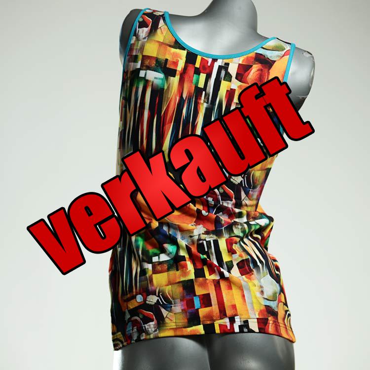 ökologische sexy süße farbige Top aus Biobaumwolle, Unterhemd für Damen