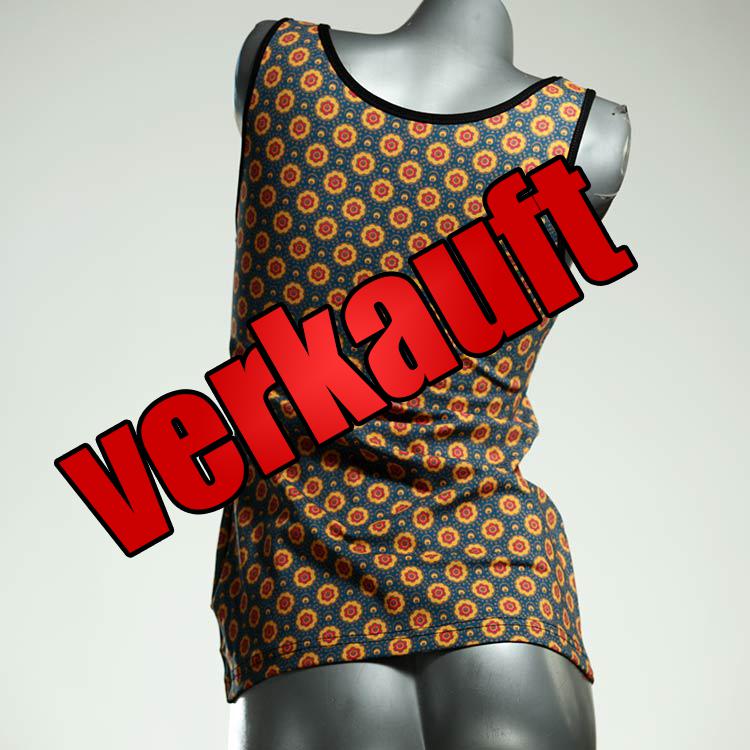 preiswerte farbige ökologische bequeme Top aus Biobaumwolle, Unterhemd für Damen