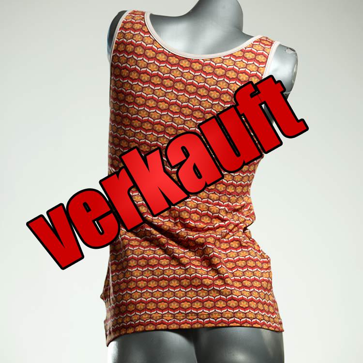 nachhaltige süße bunte ökologische Top aus Biobaumwolle, Unterhemd für Damen