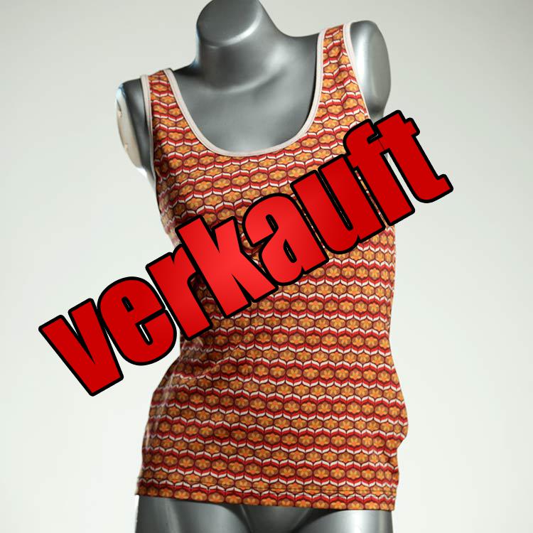 nachhaltige süße bunte ökologische Top aus Biobaumwolle, Unterhemd für Damen