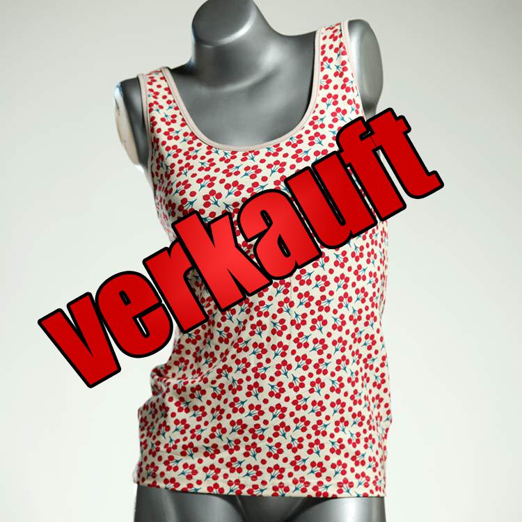 sexy bunte günstige attraktive Top aus Biobaumwolle, Unterhemd für Damen