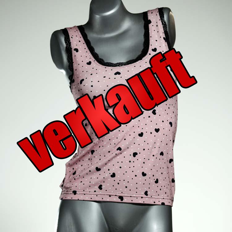 ökologische attraktive farbige nachhaltige Top aus Biobaumwolle, Unterhemd für Damen