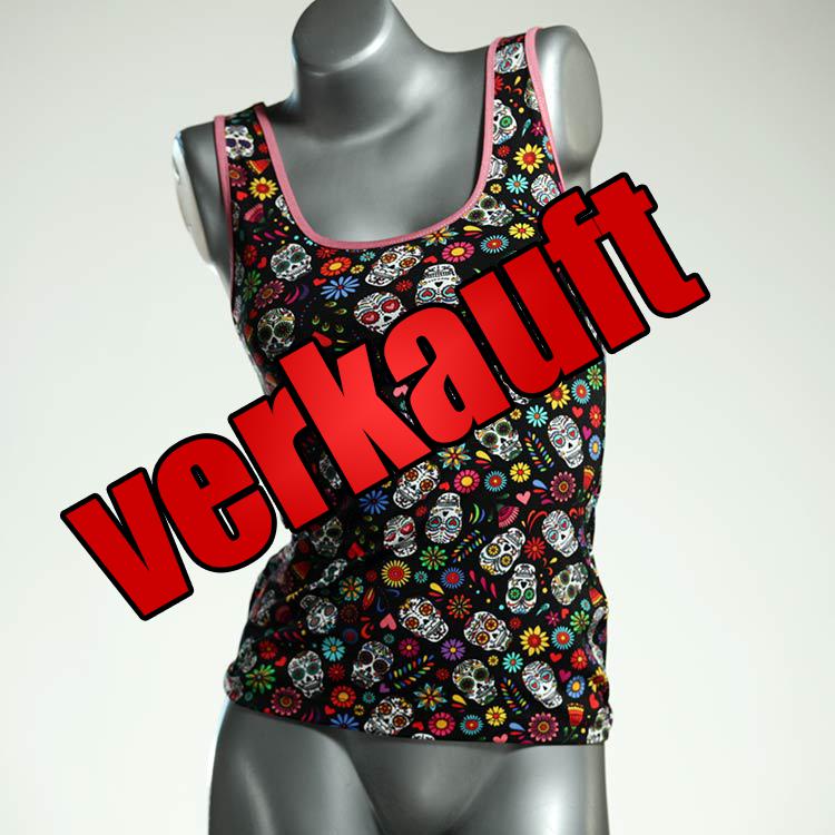 farbige bequeme preiswerte günstige Top aus Biobaumwolle, Unterhemd für Damen