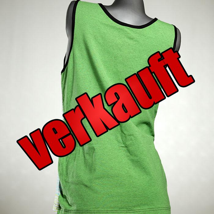 preiswerte gemusterte handgemachte nachhaltige Top aus Biobaumwolle, Unterhemd für Damen