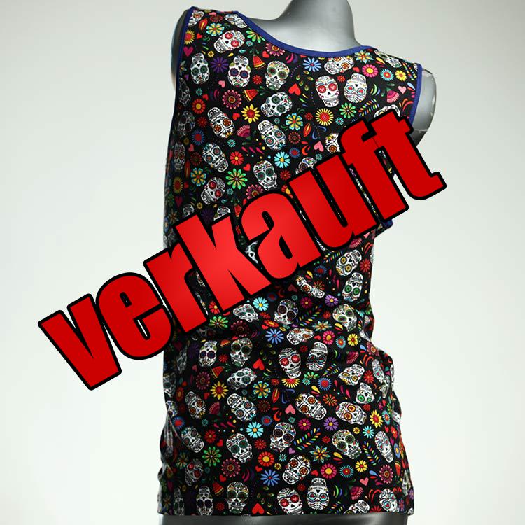 süße preiswerte gemusterte farbige Top aus Biobaumwolle, Unterhemd für Damen