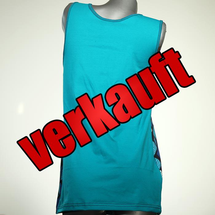 handgemachte  bequeme farbige Top aus Biobaumwolle, Unterhemd für Damen