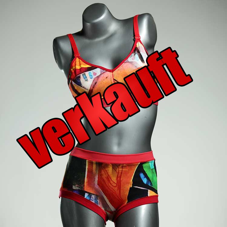 ökologische bequeme sexy handgemachte Ensemble mit BH