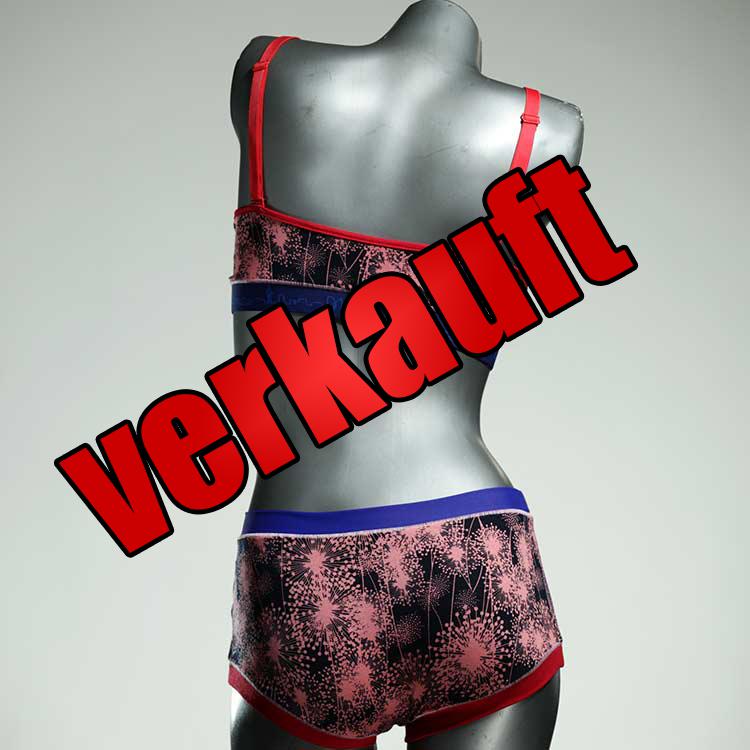 attraktive farbige handgemachte süße Ensemble mit BH