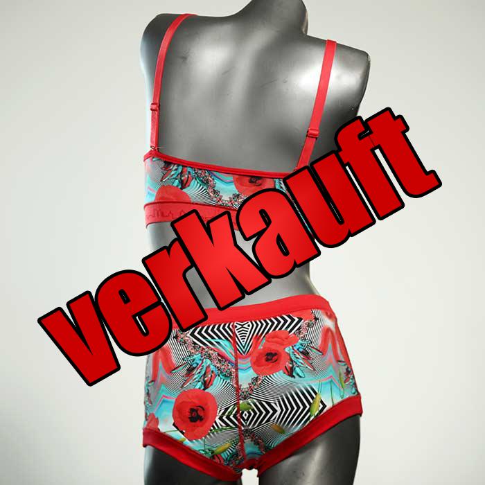 günstige attraktive süße gemusterte Ensemble mit BH