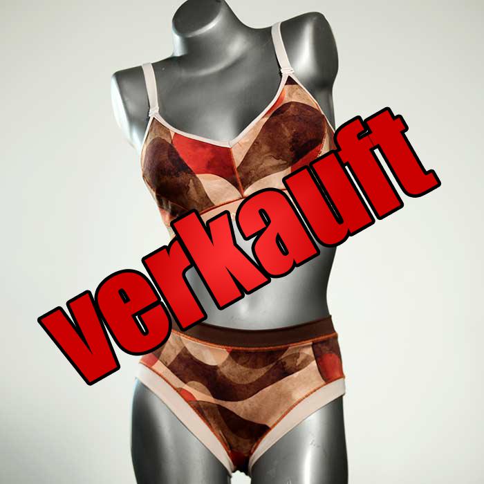 günstige süße gemusterte bunte Ensemble mit BH