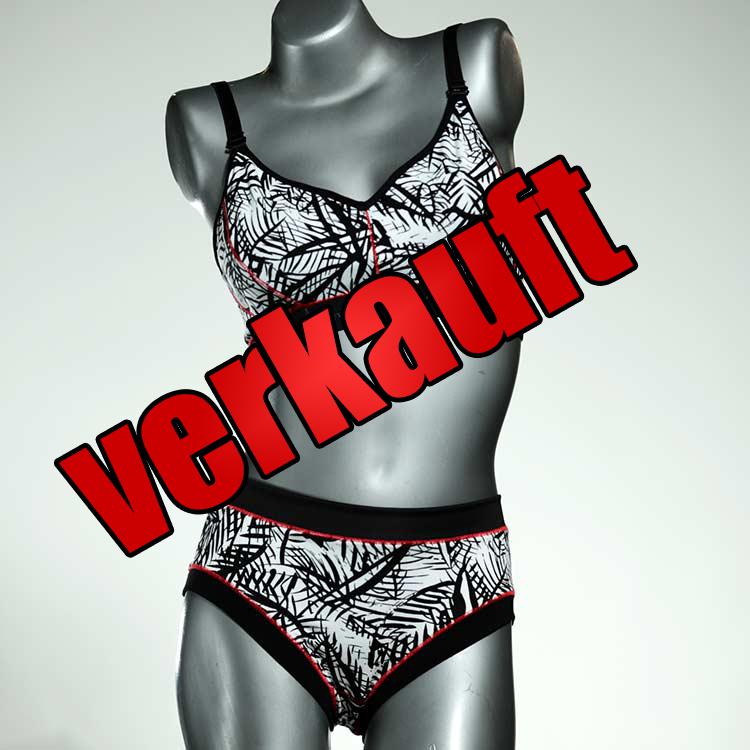 gemusterte süße nachhaltige schöne Ensemble mit BH